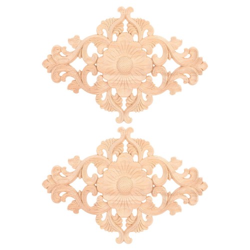 Pezzi fiori legno - 2,