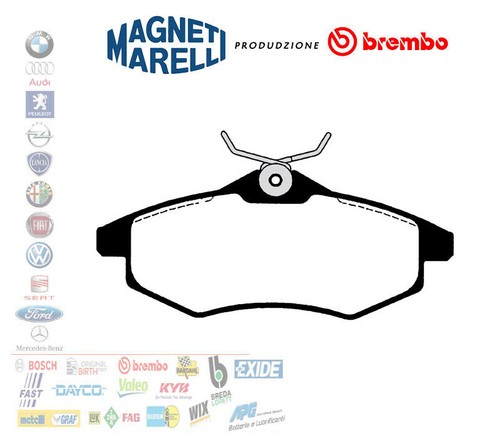 Pastiglie freno anteriori - pastiglie,
