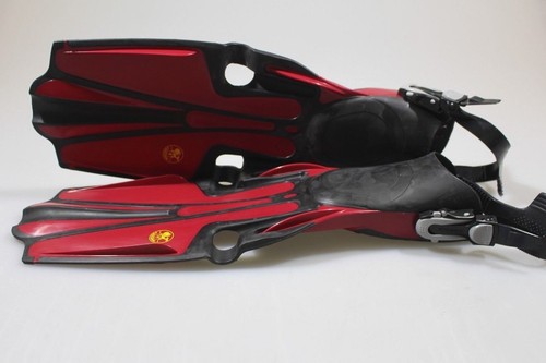 Poseidon pinna sportiva rosso - pinna, sportiva,