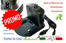 Base di Ricarica per iRobot Roomba 220 Volt Alimentatore Integrato 220V Basetta