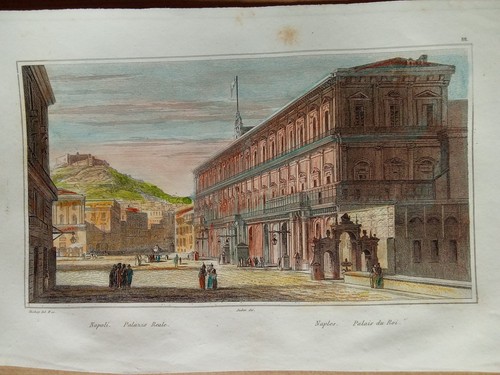 Antica stampa palazzo - antica,