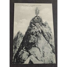 Cartolina Courmayeur - La Madone sur le Faite de la Dent du Géant