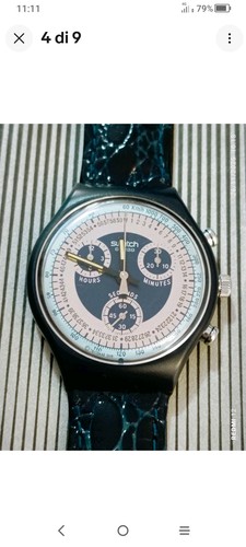 Swatch chrono 1991 silver - 1991,