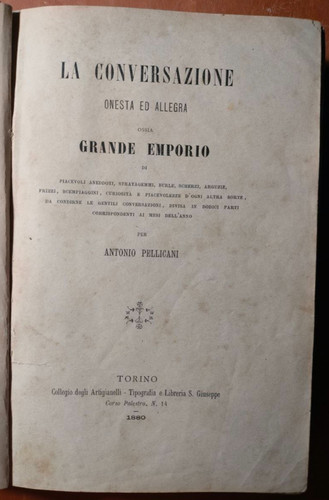 Conversazione onesta ed - la,