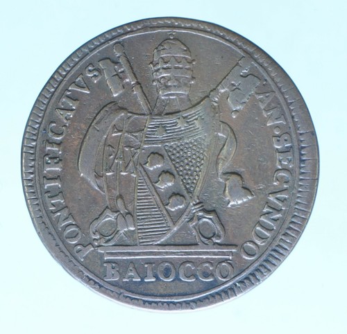 Pio vii baiocco 1802 roma - vii,