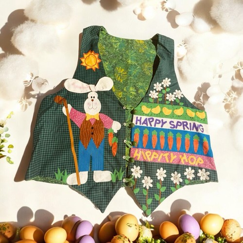 Gilet happy easter - hippy, hop