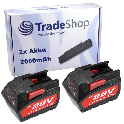 Batteria 28v 2000mah liion - 2x,