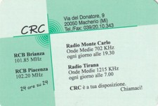 Calendarietto - CRC - radio