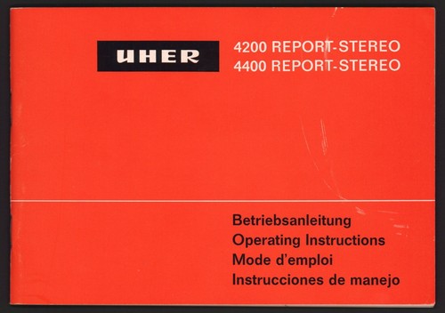 Istruzioni manuali per - , uher