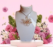 Ciondolo Orchidea lavorato con