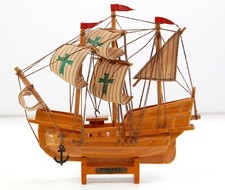 Galeone In Legno da Collezione Cristoforo Colombo 19 x 20 cm