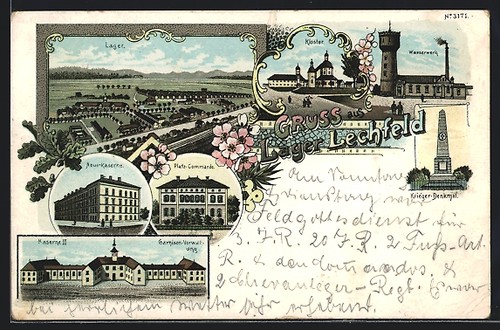 Litografia lager lechfeld - litografia,