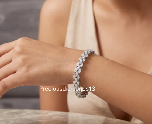 Bracciale tennis argento - bracciale, in