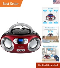 Lettore CD portatile rosso