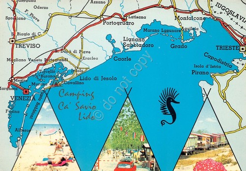 Cartolina treporti camping - camping, ca'