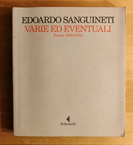 Edoardo sanguineti varie - edoardo,
