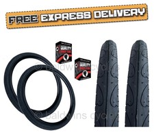 PNEUMATICI Bici da strada liscia Baldy's 26x1,90 City Slick Mountain MTB NERO