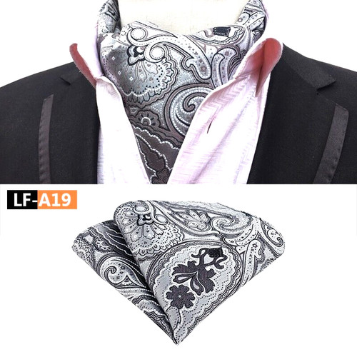 Cravatta uomo classica ascot - cravatta,