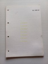 Honda GL 1200 A scheda informazioni tecniche manuale officina italiano originale