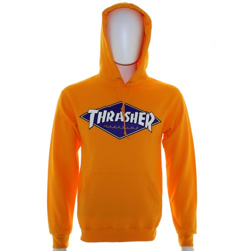 Thrasher uomo felpa con - thrasher,