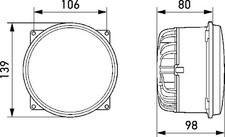 HELLA FARO LED 12V SINISTRO