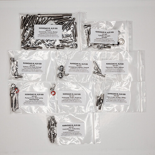 Kawasaki klr 650 - 1987-2007, kit