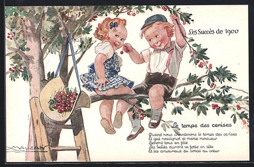 Cartolina artista mauzan le - d'artista, mauzan: