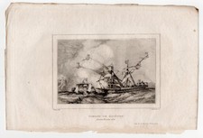 Antica incisione battaglia