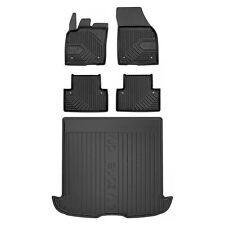 Frogum TPE Tappetini+Portabagagli Set per Volvo V50 2004-2012 TPE set di tappeti
