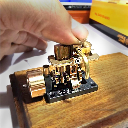 Motore vapore oscillante - motore, a