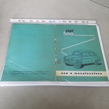 Fiat 600 USE AND MAINTENANCE