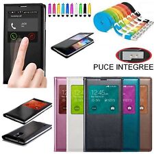 Etui Housse Coque rabat-clapet Flip cover view pour Samsung Galaxy Note 3 / Neo