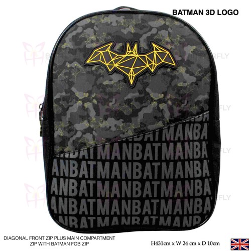 Zaino scuola bambini - batman, dc
