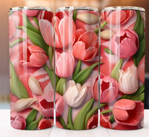 Bicchiere tulipani fiori - tulipani,