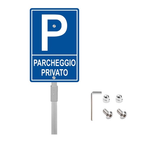 Cartello parcheggio privato - cartello,