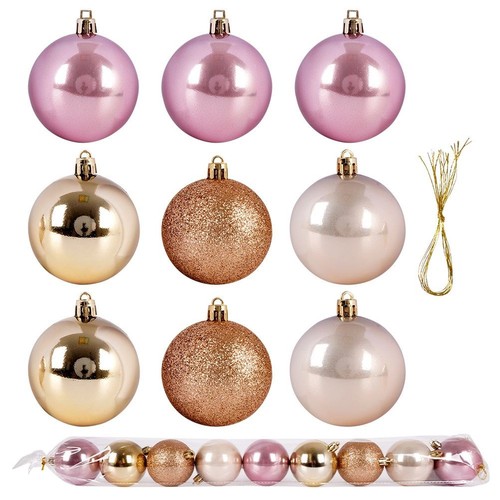 Palline natale rosa - di,