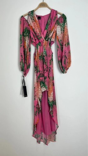 Abito floreale rosa pinko - rosa,