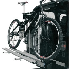 Portabici per auto con ruota scorta posteriore Peruzzo STELVIO + basi e braccett