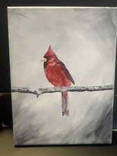 Quadro cardinale olio su tela