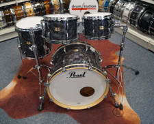 PEARL MASTERS ACERO/GOMMA Set di conchiglie "Perla Diamante Nera" 20,10,12,14"