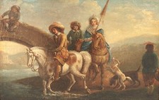 PETIT Quadro Van Falens scena
