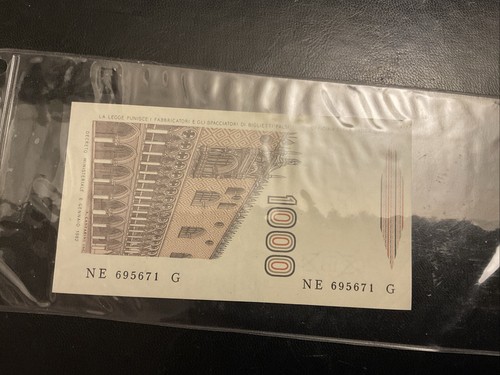 Banconota lire mille - banconota,