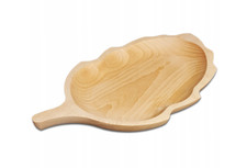Piatto decorativo in legno per