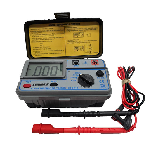 Misuratore impedenza audio - misuratore,