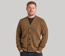 Cardigan pura lana