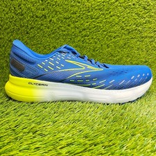 Scarpe da corsa sportive Brooks Glycerin 20 uomo taglia 13 blu giallo sneakers