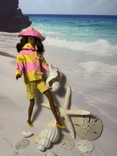 Barbie Francie Vintage Clone of Clam Diggers #1258 Rosa Versione Giallo No Doll