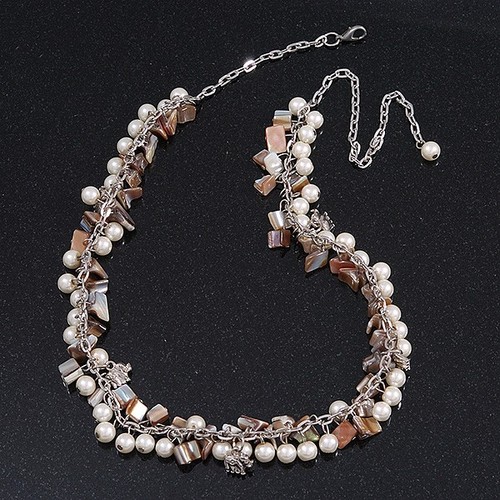 Collana catena statement vetro - collana,