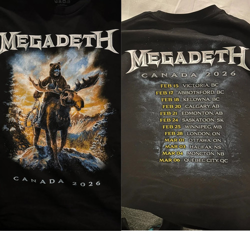 Maglietta megadeth let there - maglietta,