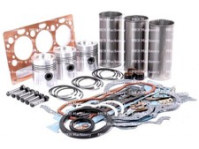 KIT REVISIONE MOTORE PER TRATTORI MASSEY FERGUSON 240 250 550 AD3.152 CIOTOLA LISCIA 